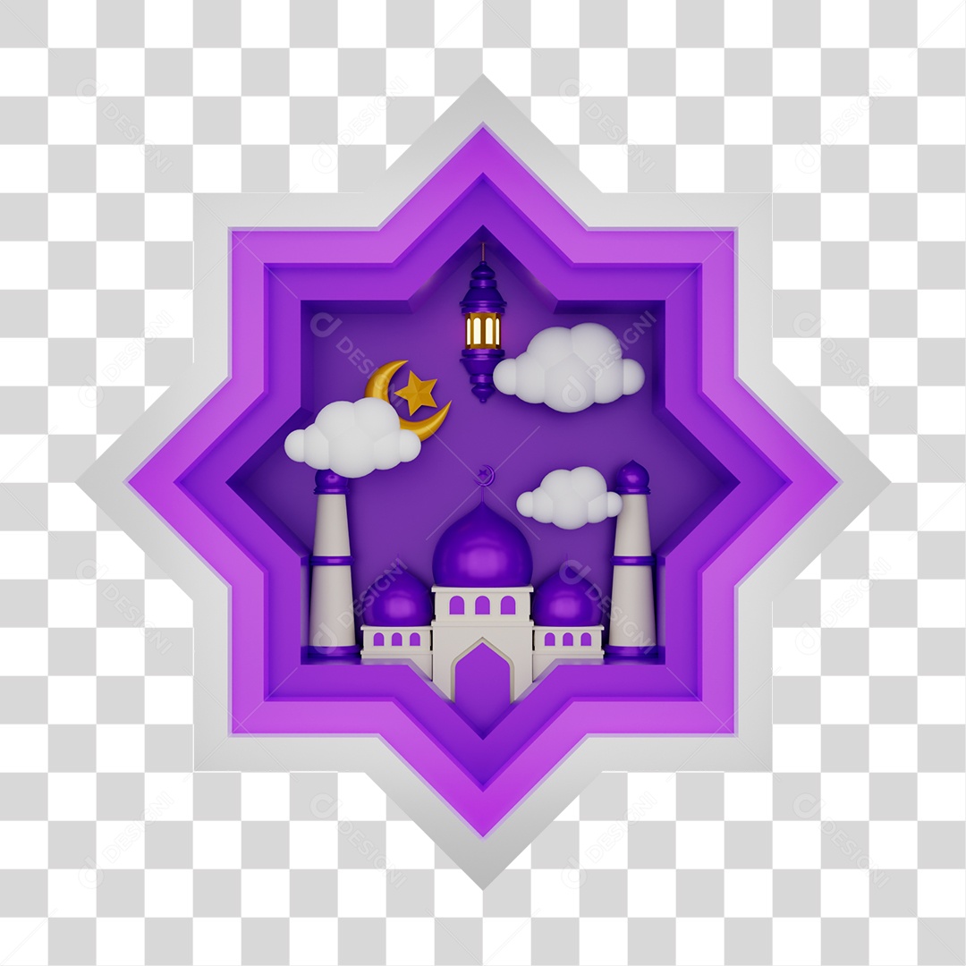 Decoração para Ritual Ramadan PNG Transparente