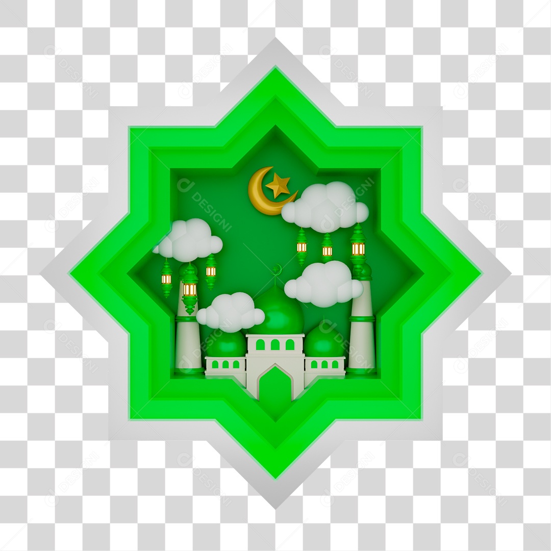 Decoração para Ritual Ramadan PNG Transparente