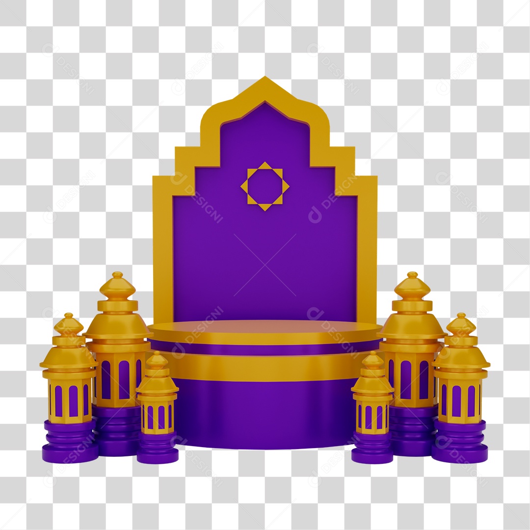 Decoração para Ritual Ramadan PNG Transparente