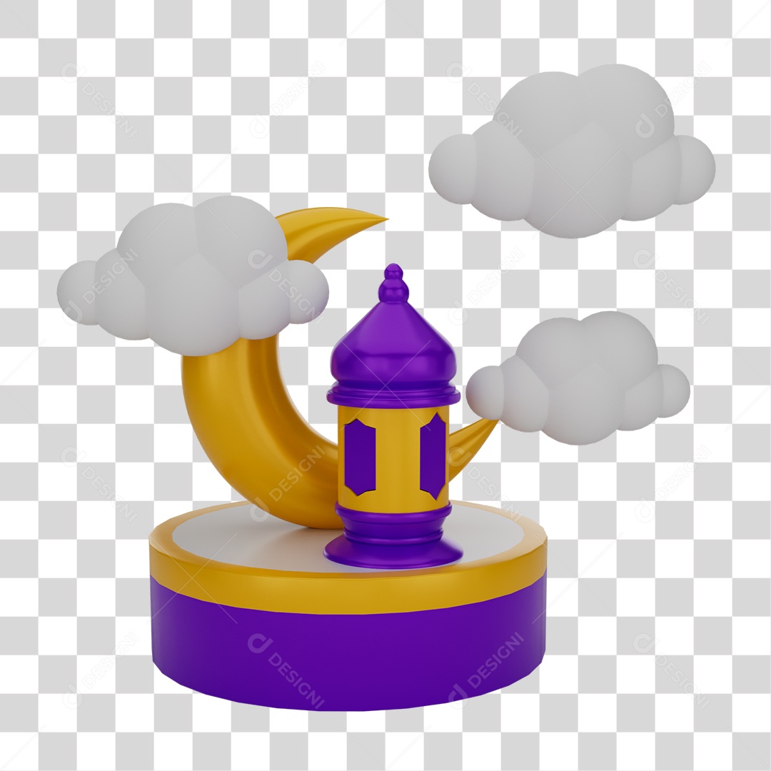 Decoração para Ritual Ramadan PNG Transparente