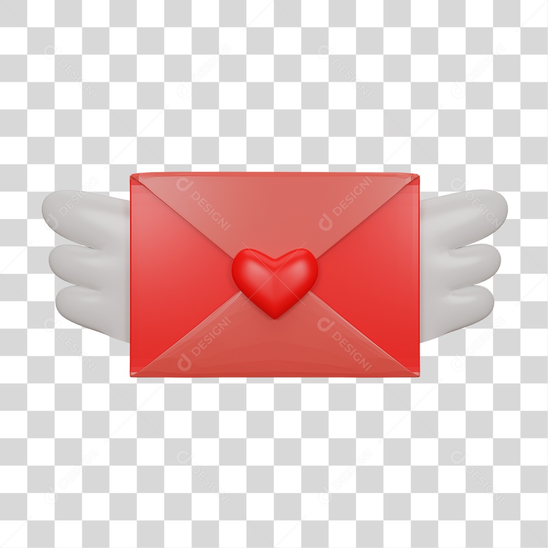 Envelope Para Mensagem Do Dia Dos Namorados PNG Transparente