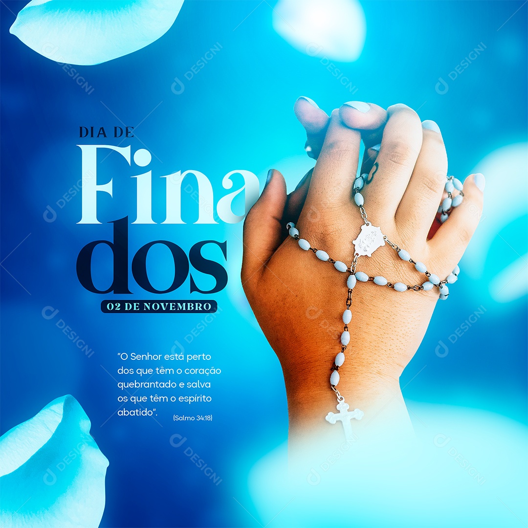 Dia De Finados Dia 2 De Novembro Social Media PSD Editável