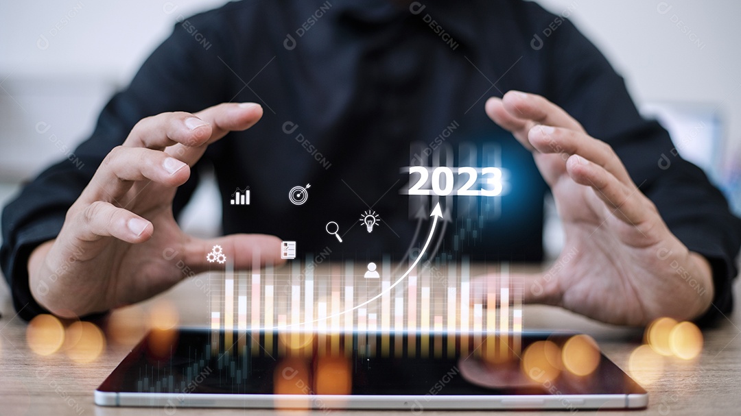 Meta de negócios e tecnologia estabelece metas e conquista em 2023