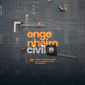 Dia do Engenheiro Civil 25 de Outubro Social Media PSD Editável