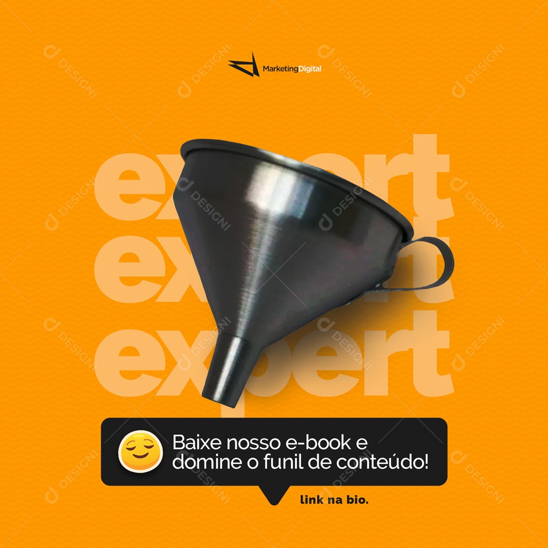 Social Media Marketing Digital Baixe nosso e-book PSD Editável