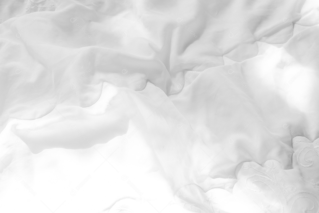 textura de gradiente de roupa de cama branca estilo de curva turva de resumo