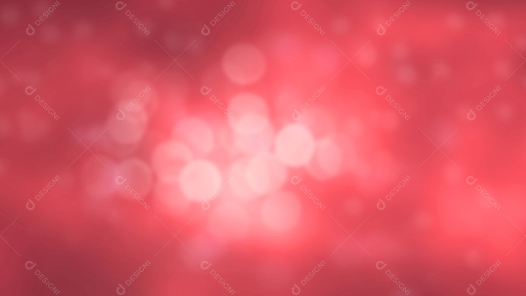 Efeito de luz bokeh borrão suave sobre fundo vermelho abstrato. ilustração 2D