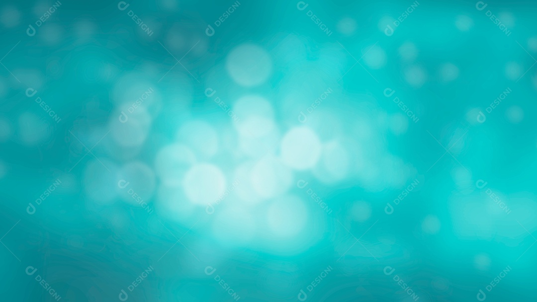Efeito de luz bokeh desfoque suave sobre fundo azul abstrato. ilustração 2D