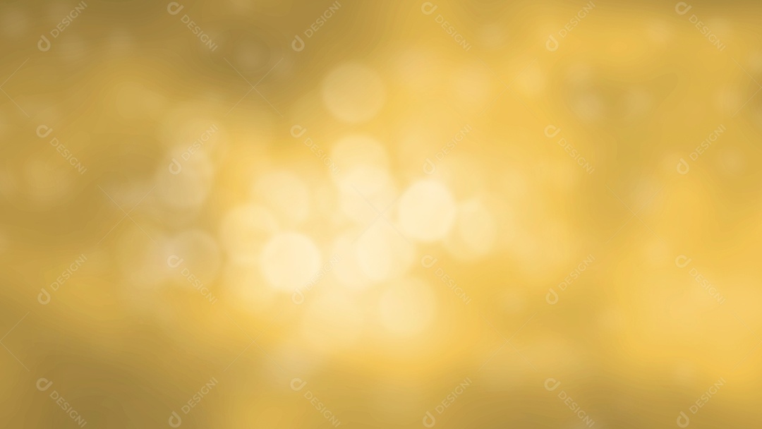 Efeito de luz bokeh borrão suave sobre fundo amarelo abstrato. ilustração 2D