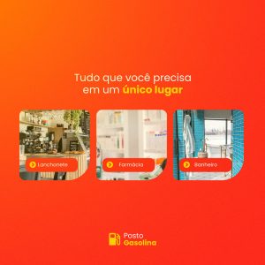 Tudo que você Precisa em um só Lugar Posto de Combustível Gasolina Social Media PSD Editável