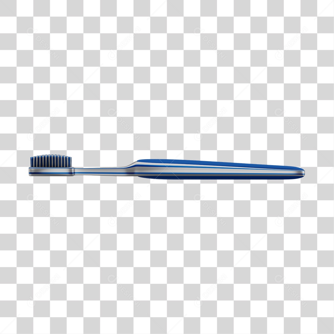 Escova de Dentes Objeto 3D PNG