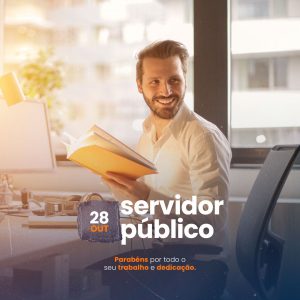 Dia do Servidor Público 28 de Outubro Parabéns por todo o seu trabalho e Dedicação Social Media PSD Editável