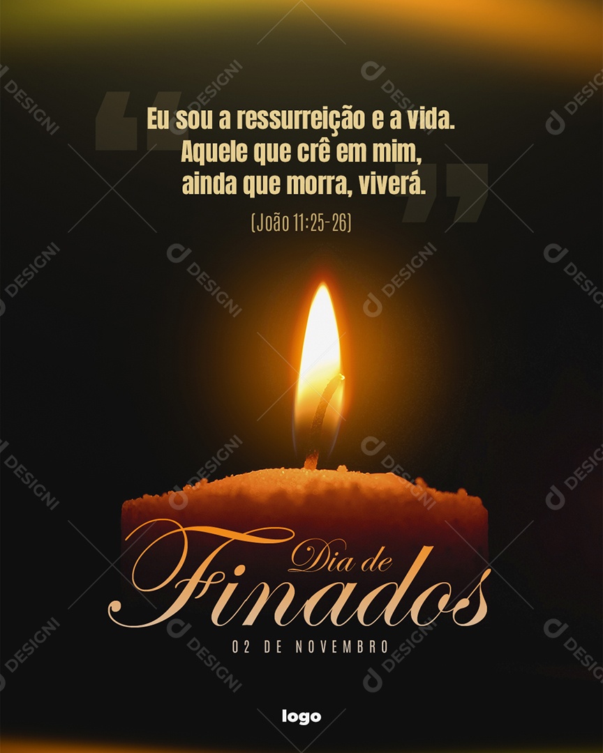 Dia De Finados Dia 2 De Novembro Social Media PSD Editável