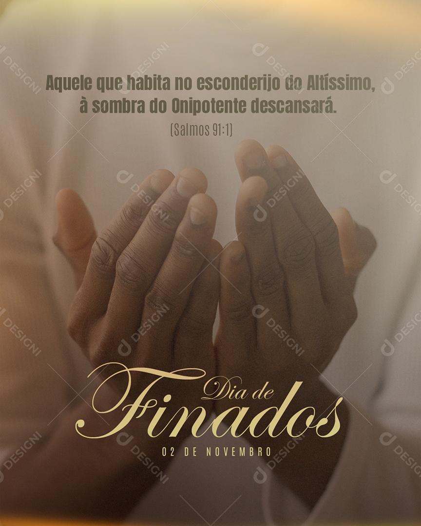 Dia De Finados Dia 2 De Novembro Social Media PSD Editável