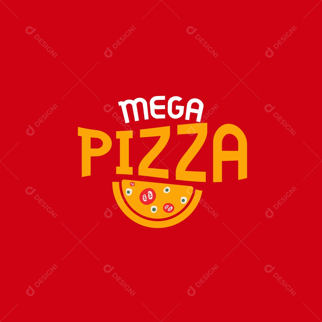 Logo Pizzaria AI Editável