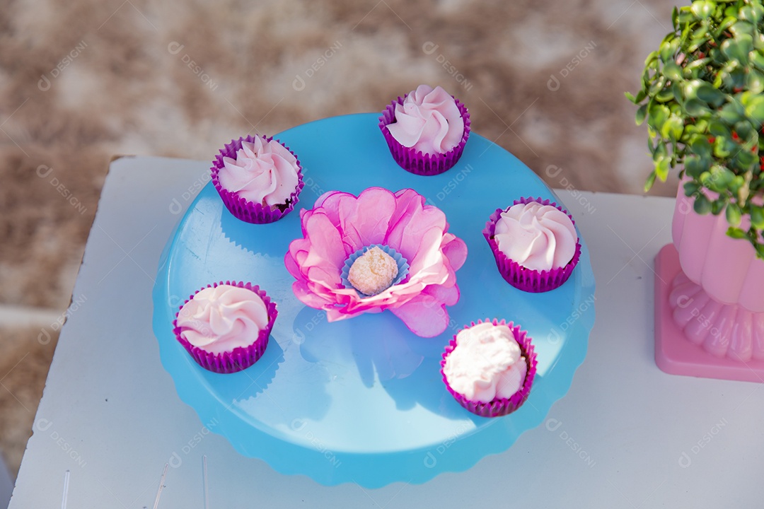 Enfeites de doces de aniversario