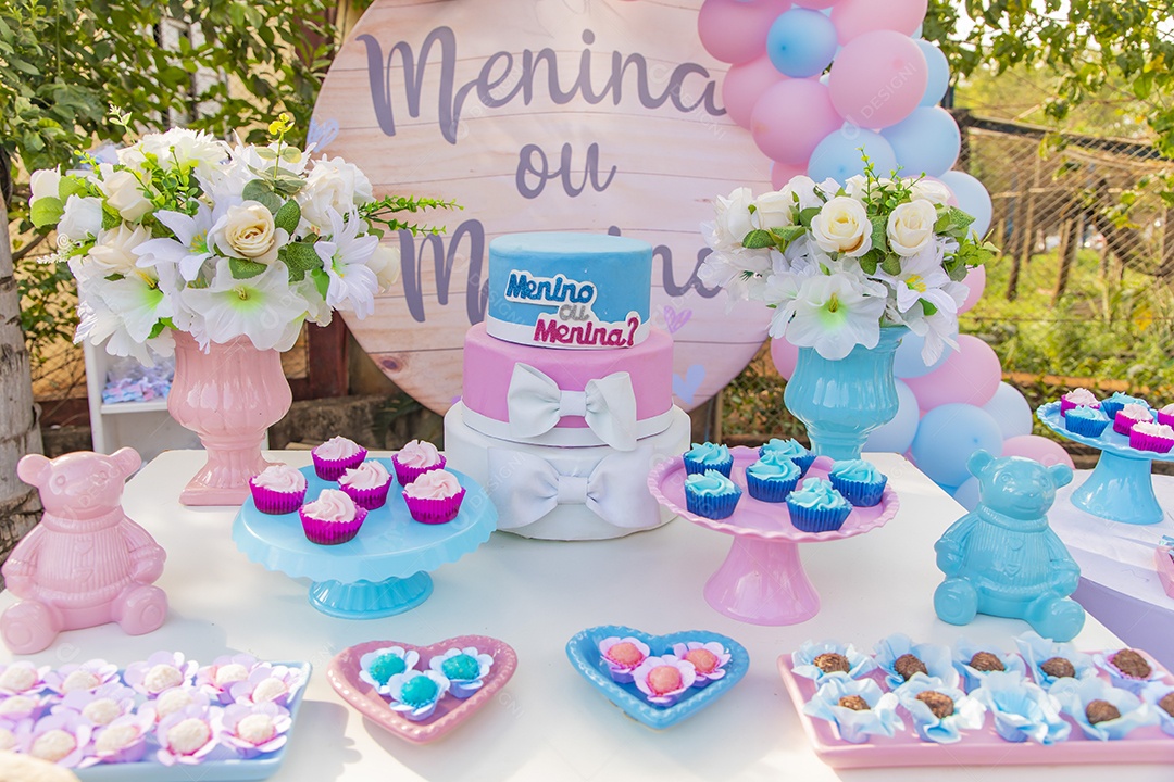 Enfeites de doces de aniversario