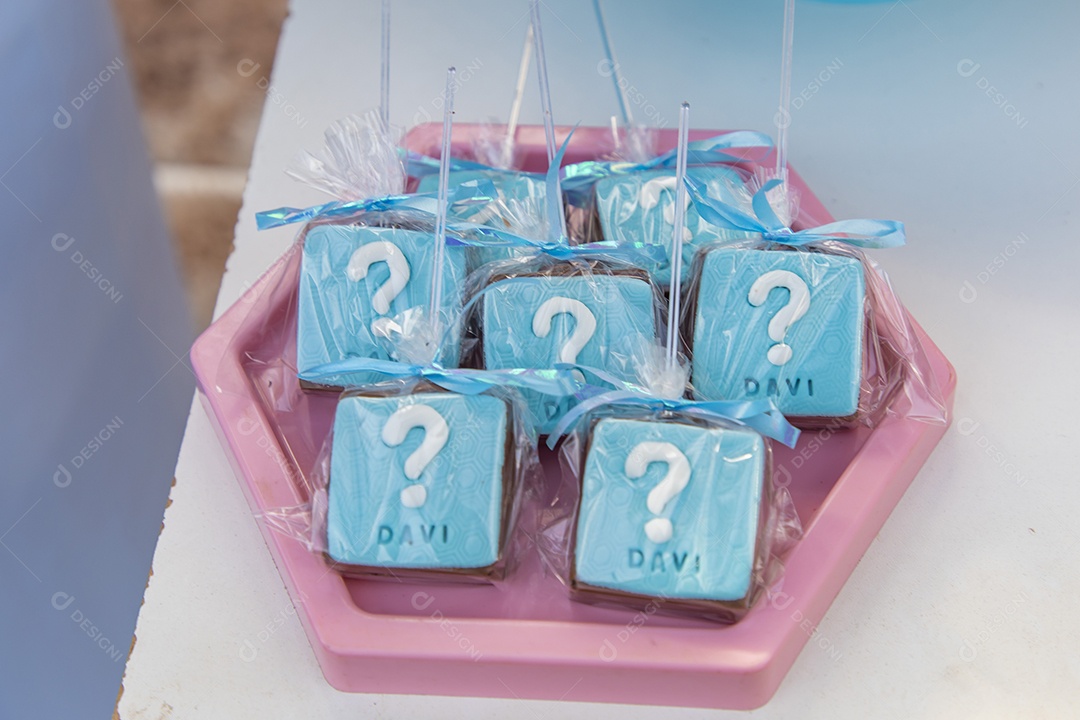 Enfeites de doces de aniversario