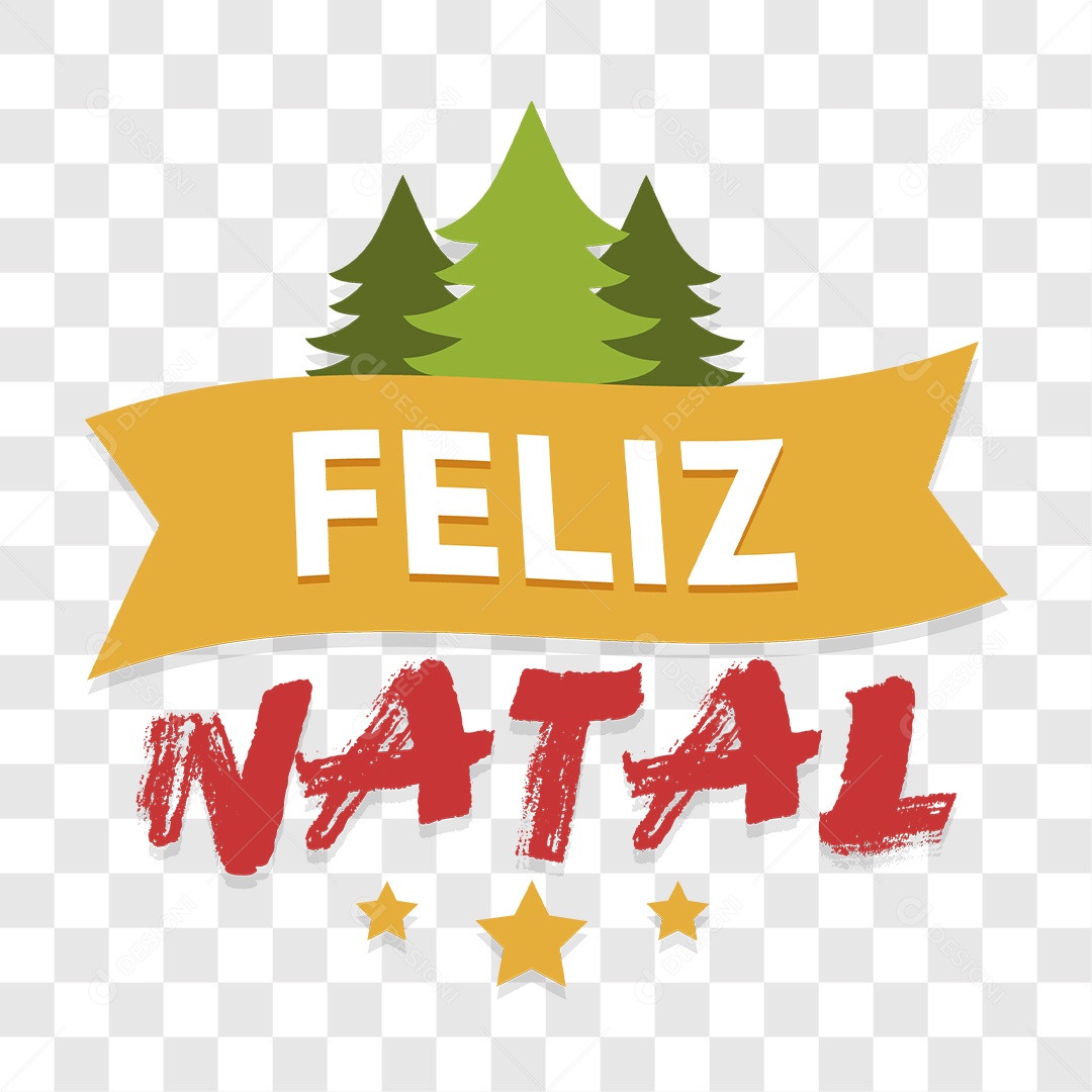 Lettering Feliz Natal EPS + PNG