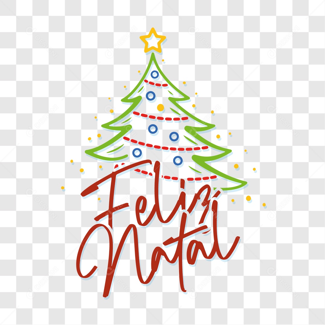 Lettering Feliz Natal EPS + PNG