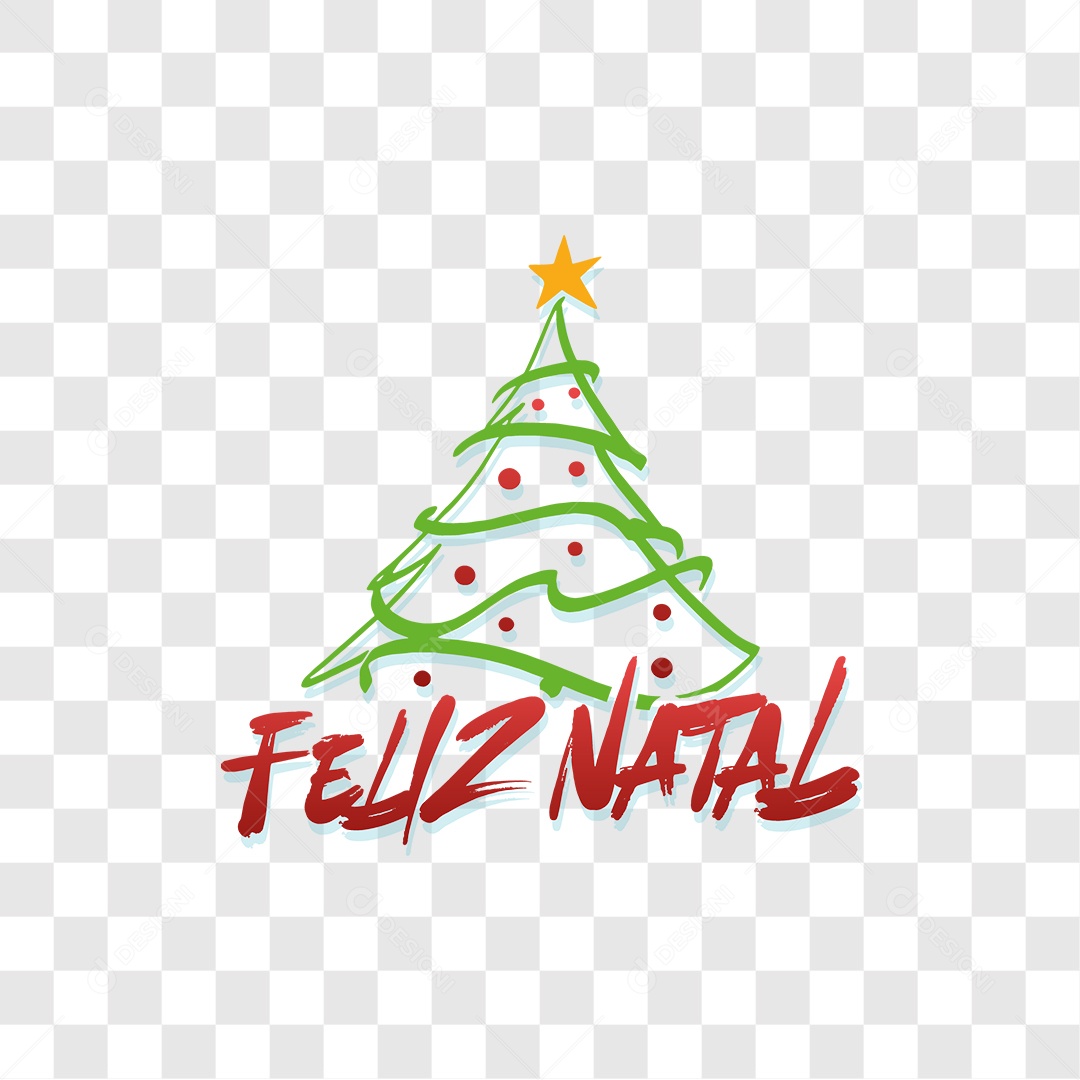Lettering Feliz Natal EPS + PNG