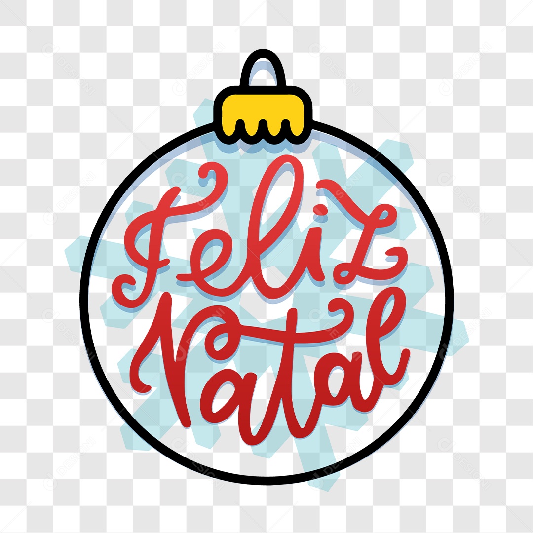 Lettering Feliz Natal EPS + PNG