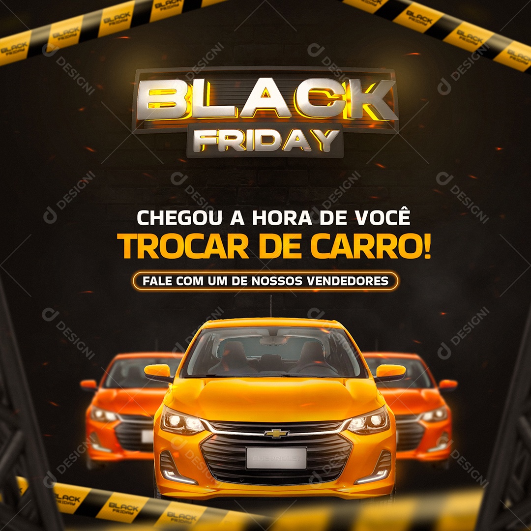 Promoção Black Friday Chegou A Hora De Você Trocar De Carro Social Media PSD Editável