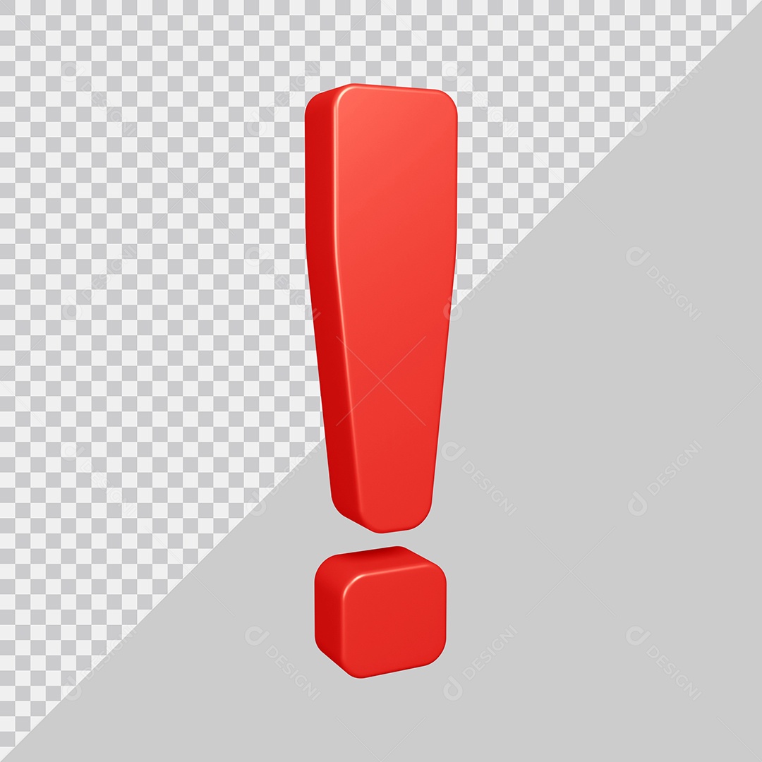 Elemento 3D Para Composição ! Vermelho PSD