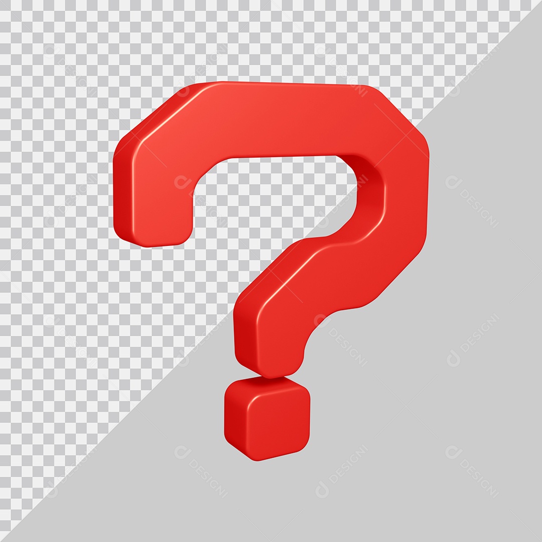 Elemento 3D Para Composição ? Vermelho PSD