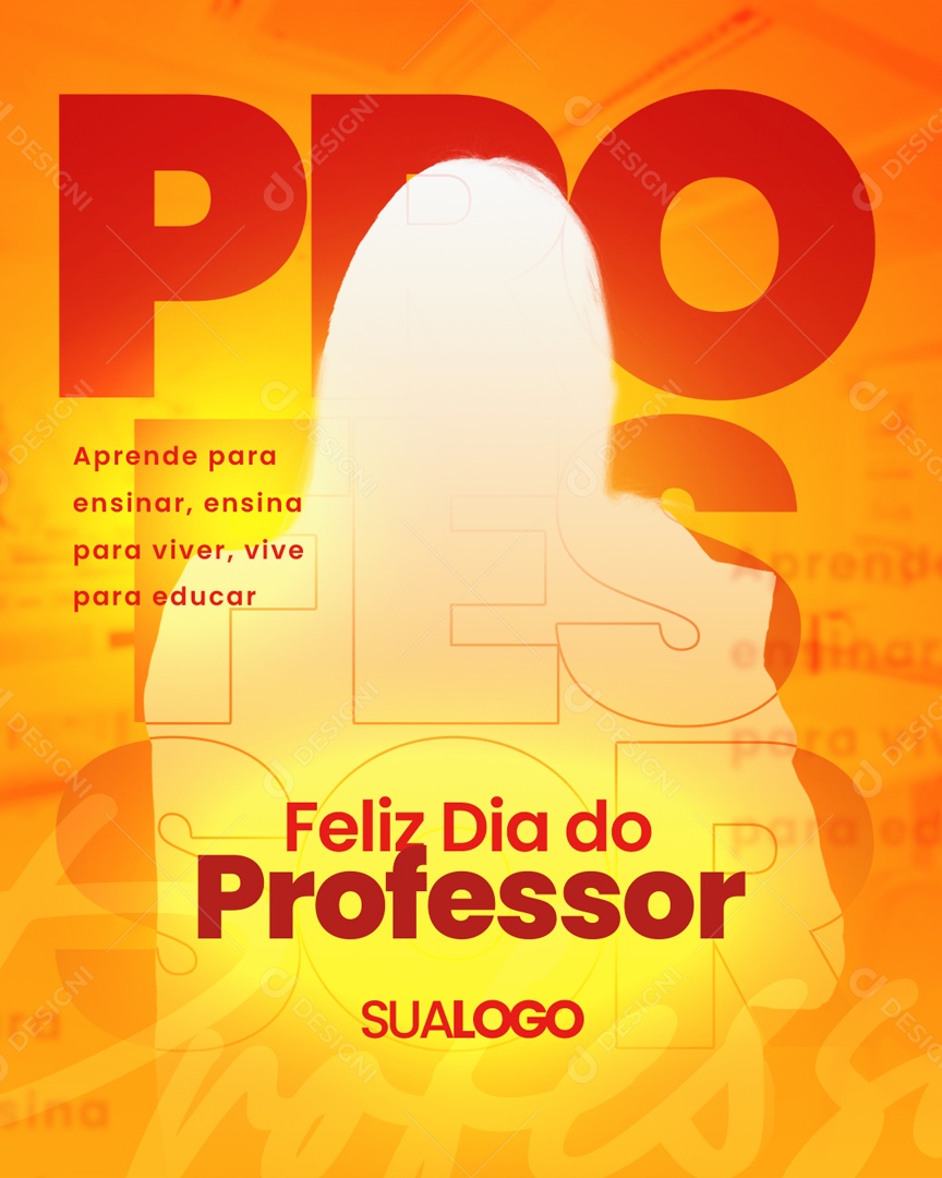 Dia do Professor 15 de Outubro PSD Editável