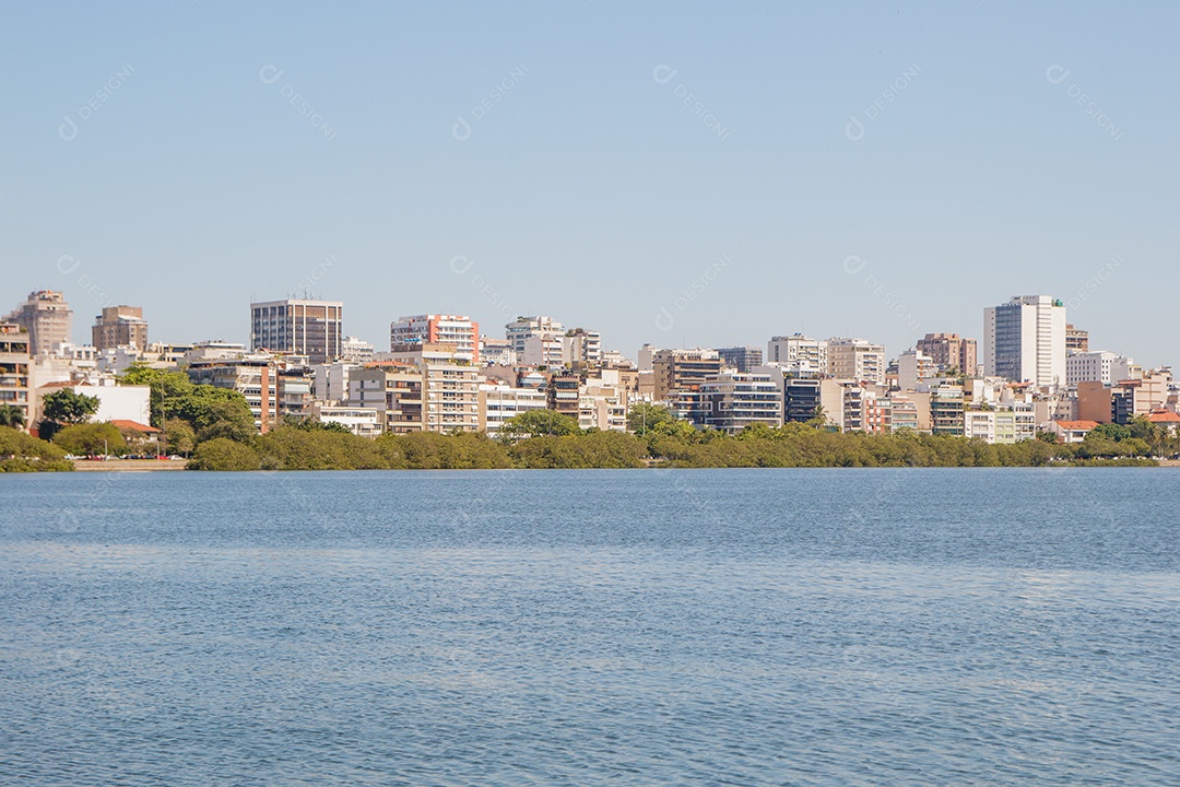 Lagoa Rodrigo de Freitas no Rio de Janeiro.