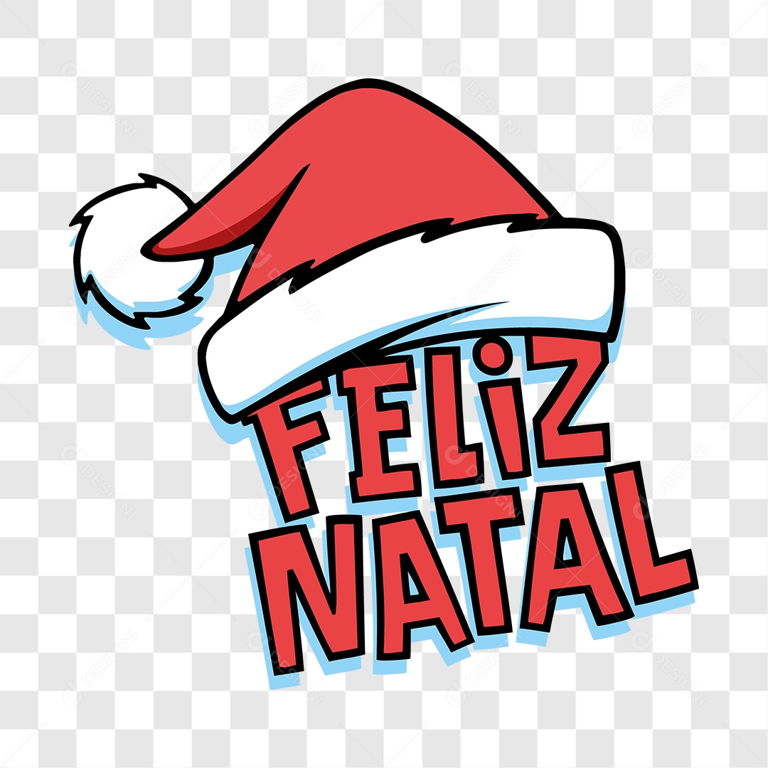 Lettering Feliz Natal EPS + PNG