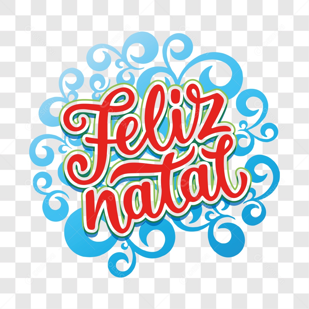 Lettering Feliz Natal EPS + PNG