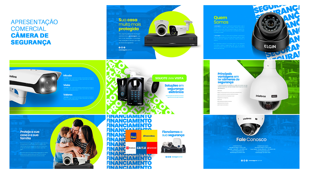 Apresentação Comercial Câmeras de Segurança