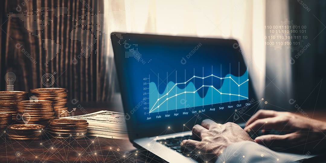 Câmbio, transferência de dinheiro, tecnologia financeira FinTech, relatório de economia