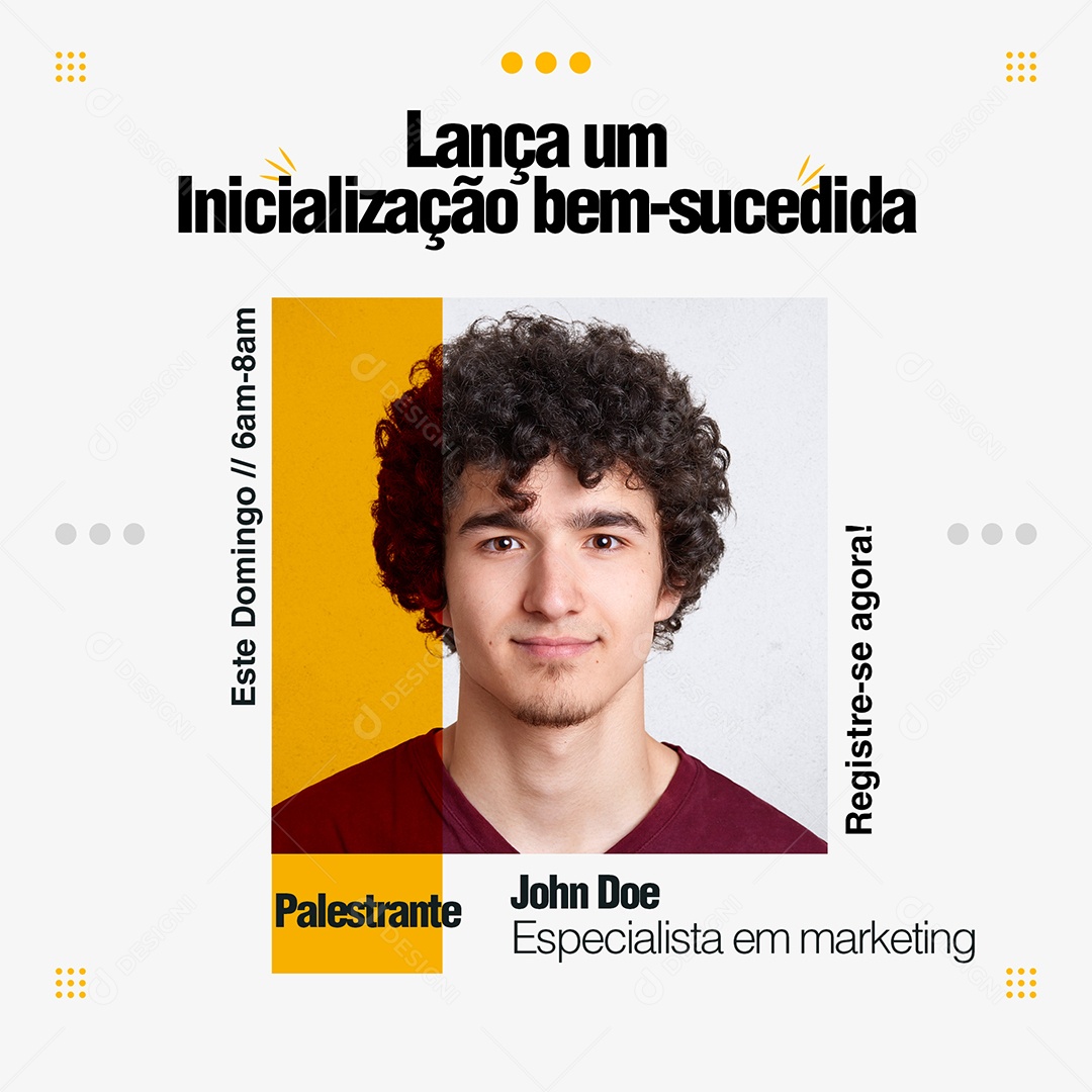 Social Media Marketing Digital Lança Um PSD Editável