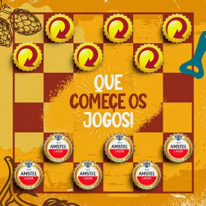 Que Comece os Jogos Distribuidora de Bebidas Cerveja Social Media PSD Editável