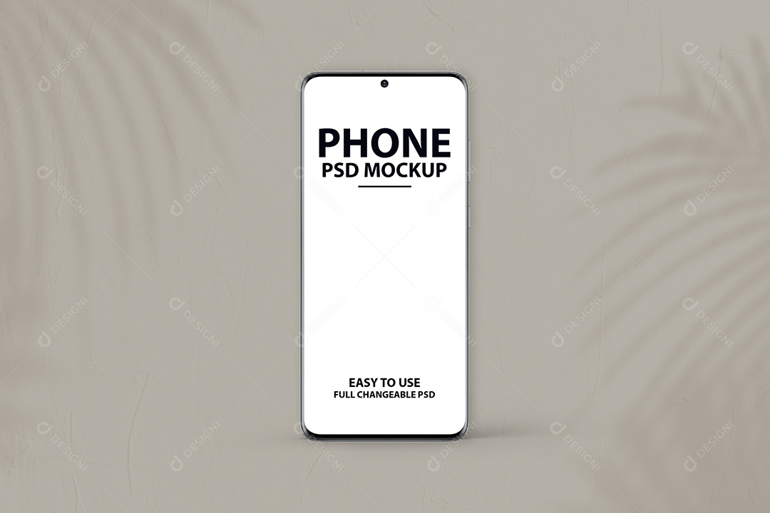 Mockup Phone Logotipo PSD Editável