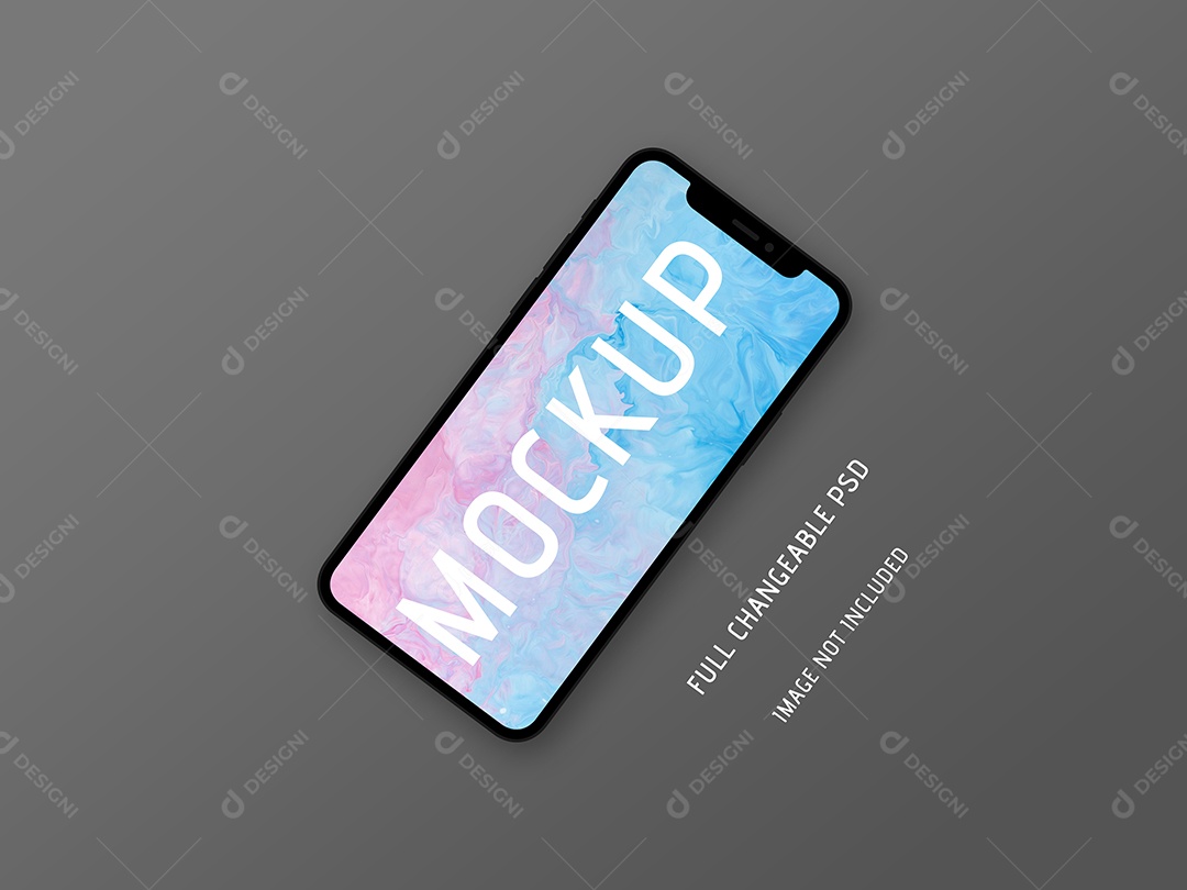 Mockup Phone Logotipo PSD Editável