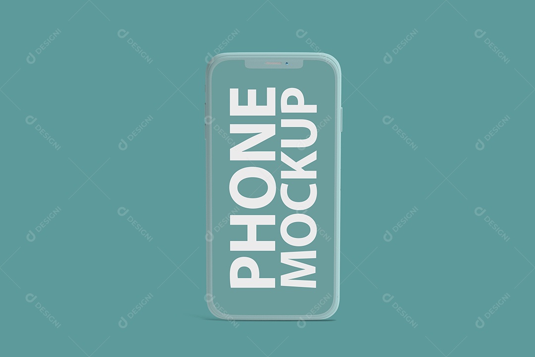 Mockup Phone Logotipo PSD Editável