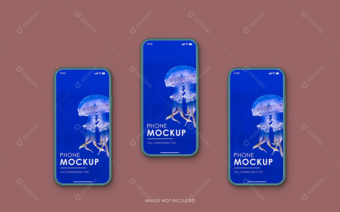 Mockup Phone Logotipo PSD Editável