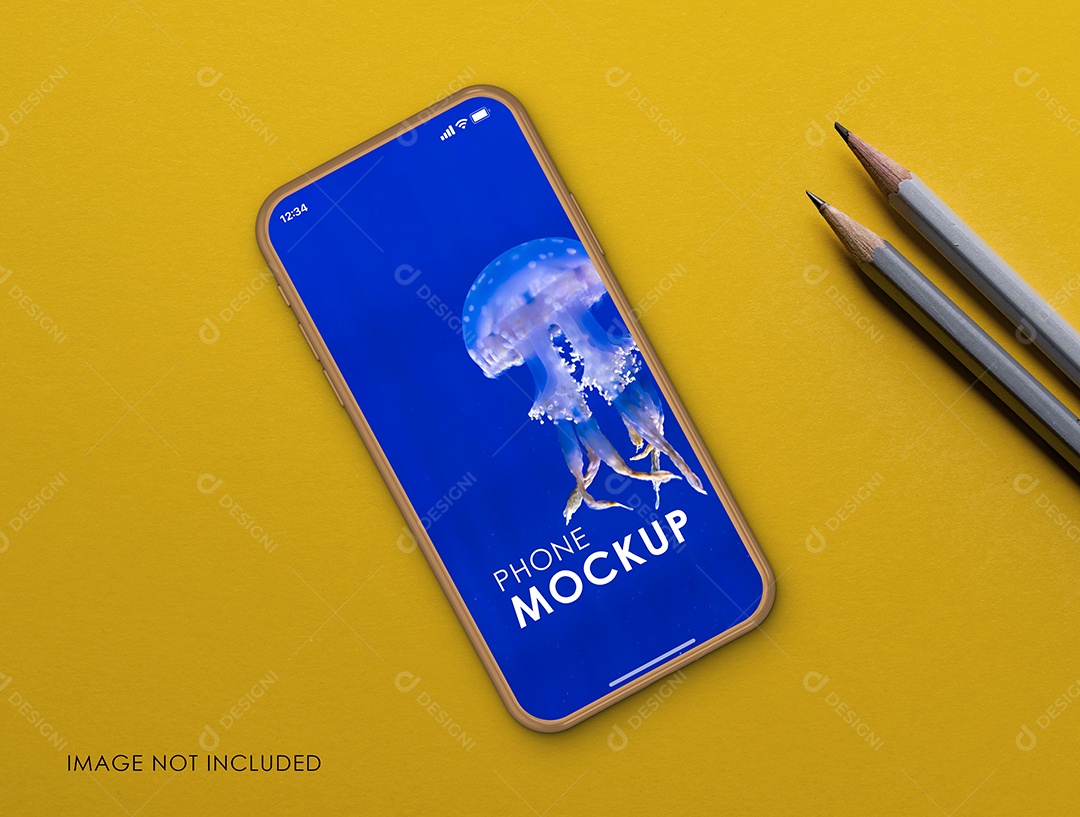 Mockup Phone Logotipo PSD Editável
