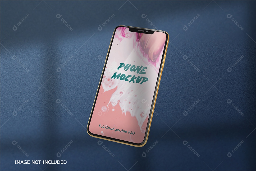 Mockup Phone Logotipo PSD Editável