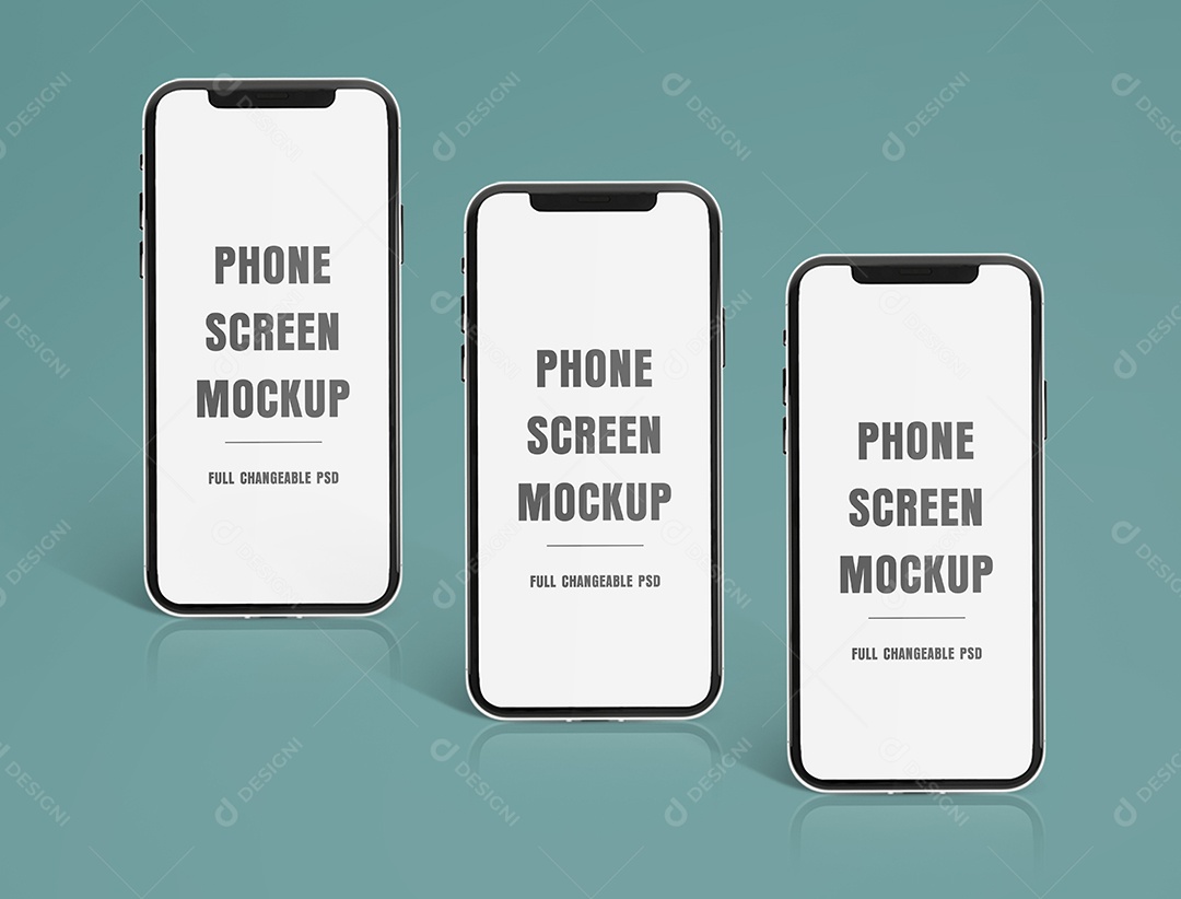 Mockup Phone Logotipo PSD Editável