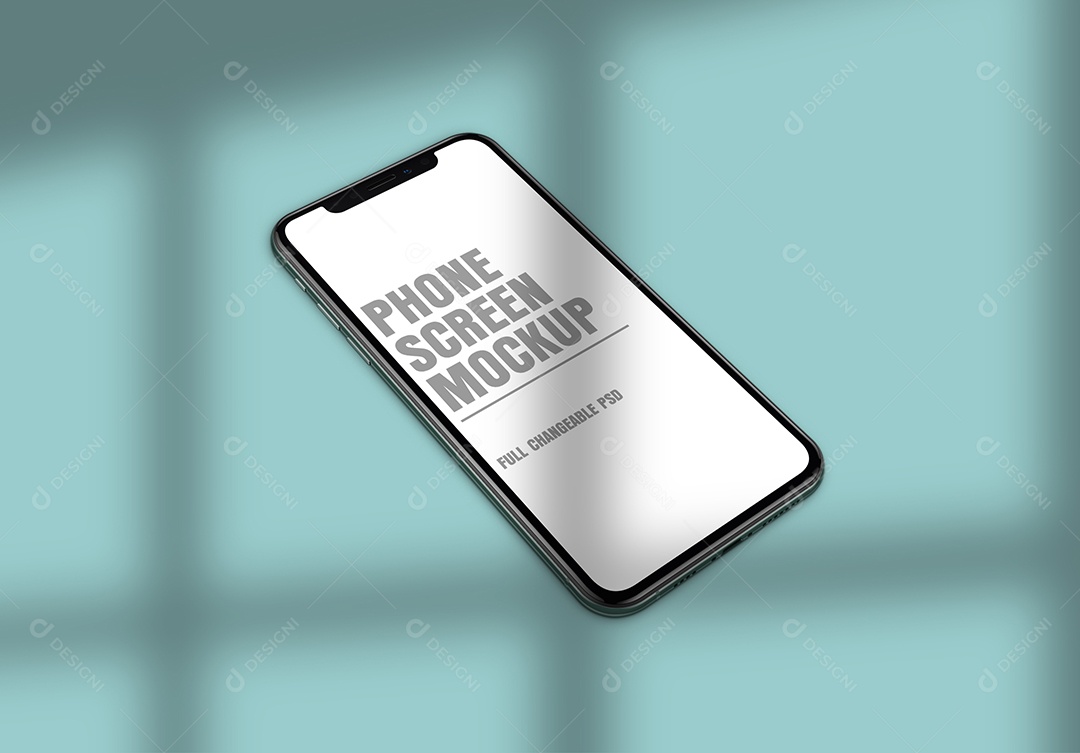 Mockup Phone Logotipo PSD Editável