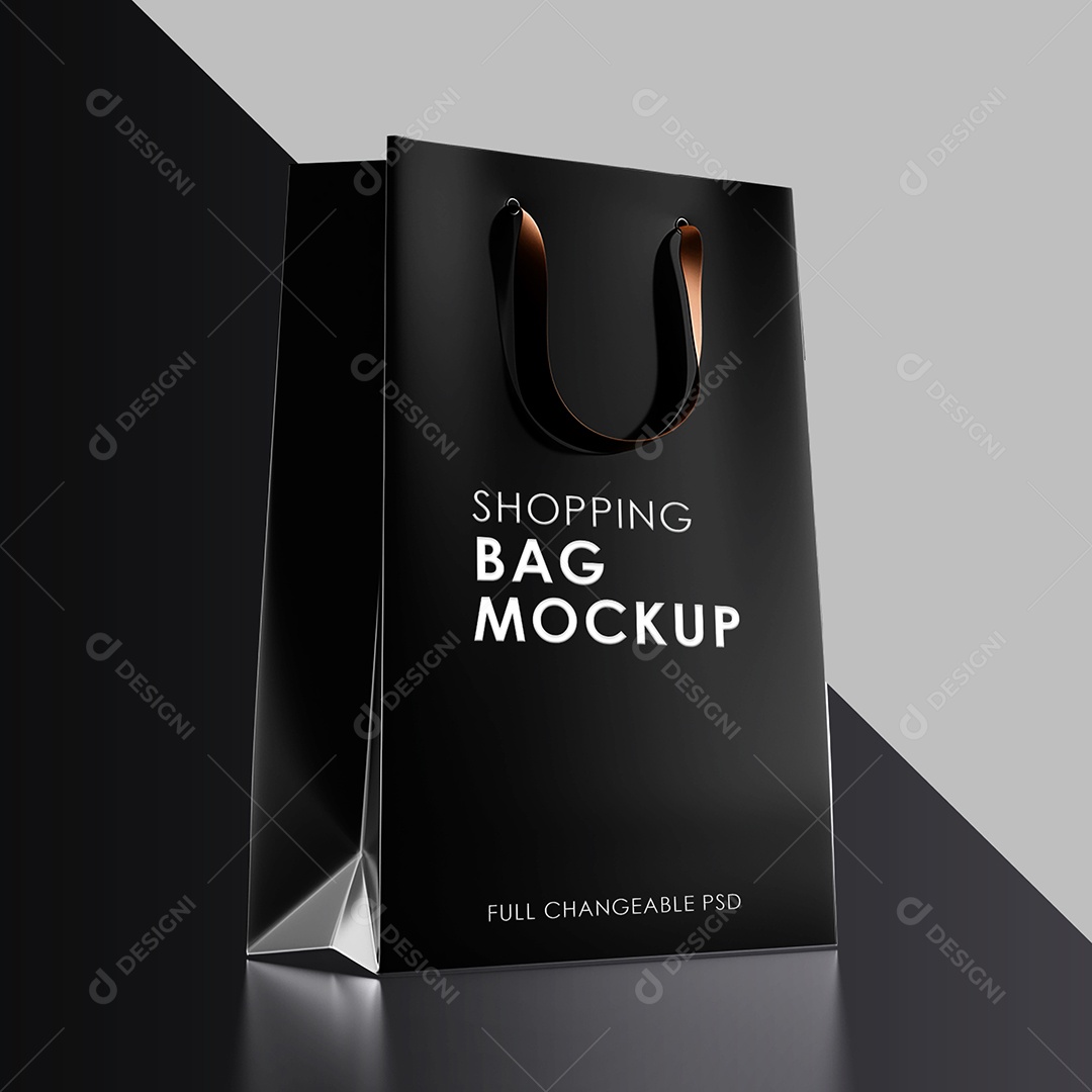 Shopping Bag Mockup PSD Editável