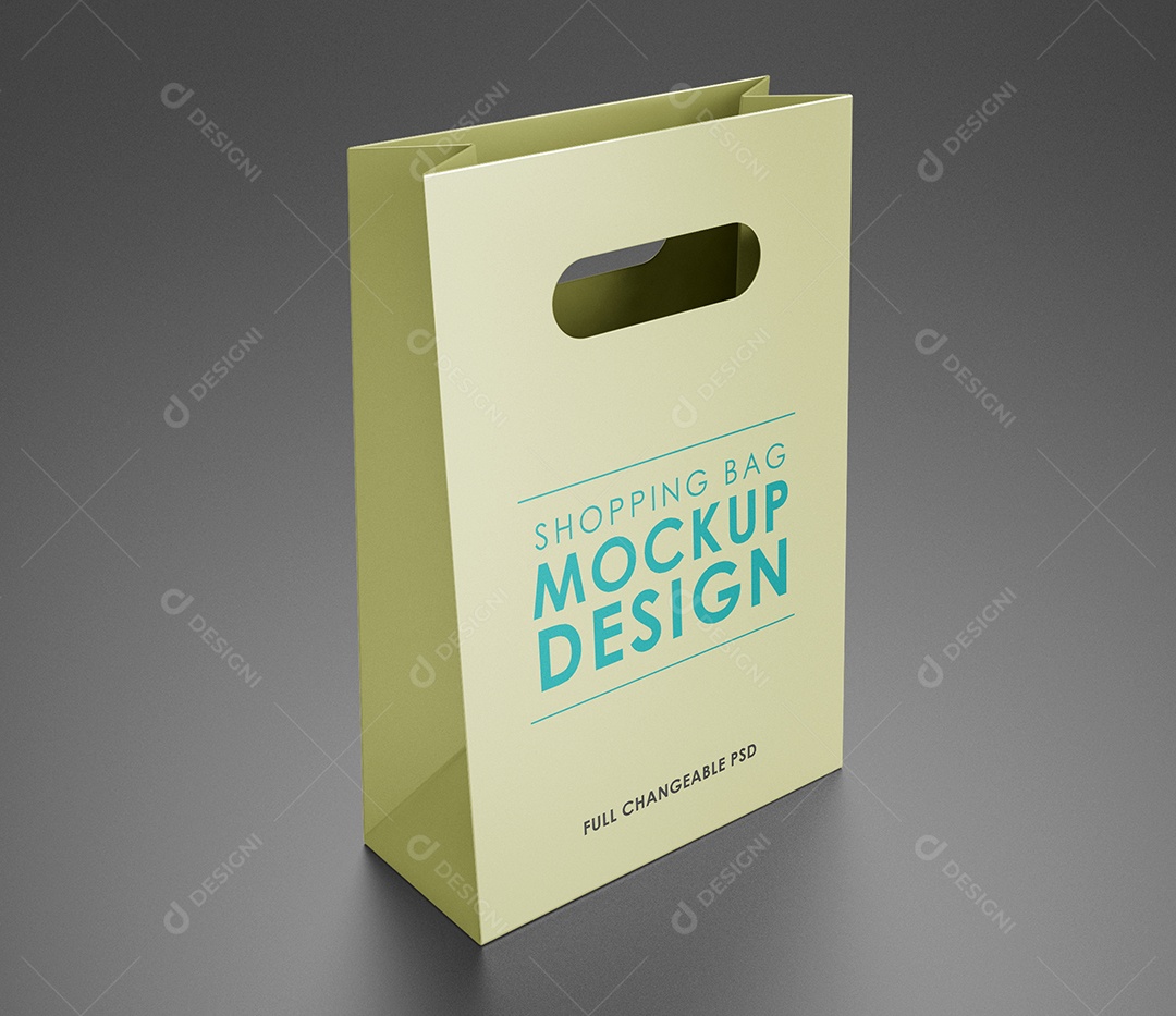 Shopping Bag Mockup PSD Editável