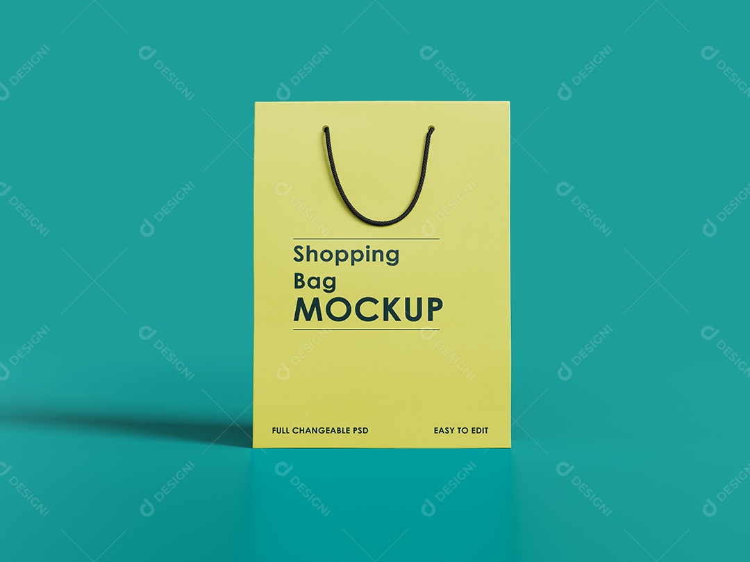 Shopping Bag Mockup PSD Editável