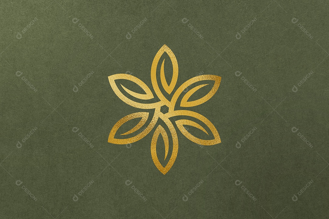 Logo Mockup Efeito 3D PSD