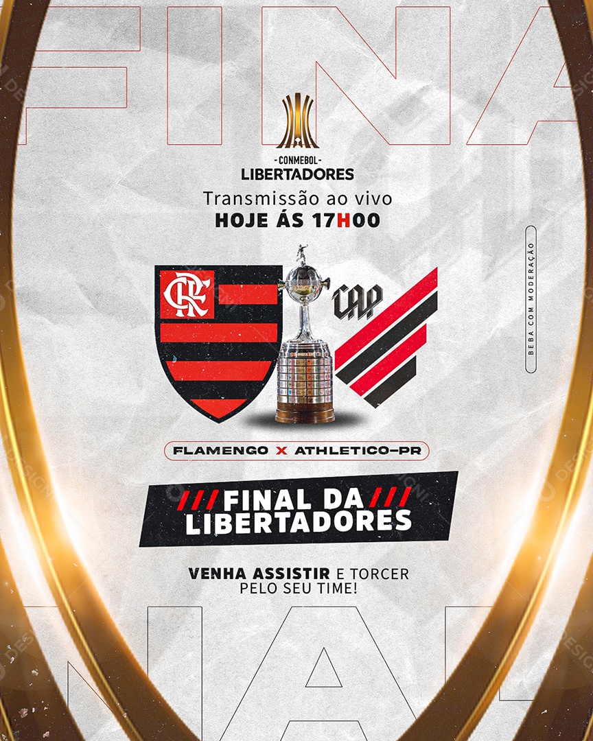 Flyer Transmissão Ao Vivo Futebol Social Media PSD Editável
